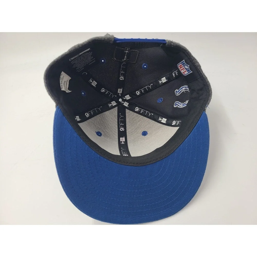 Youth Indianapolis Colts 1953‎ New Era Snapback Hat Cap Wool Blend NFL 100 Gray
